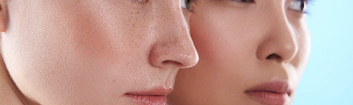close up of two woman looking to the side